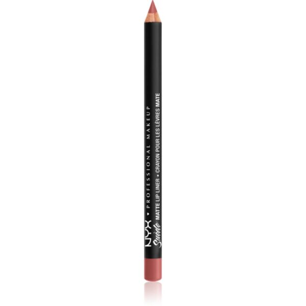 NYX Professional Makeup Suede Matte  Lip Liner dermatograf mat de buze culoare 53 Brunch Me 1 g-ro