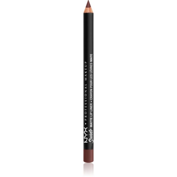 NYX Professional Makeup Suede Matte Lip Liner dermatograf mat de buze culoare 55 Cold Brew 1 g-ro