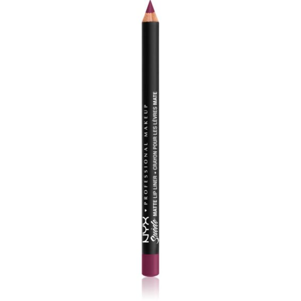 NYX Professional Makeup Suede Matte  Lip Liner dermatograf mat de buze culoare 58 Girl