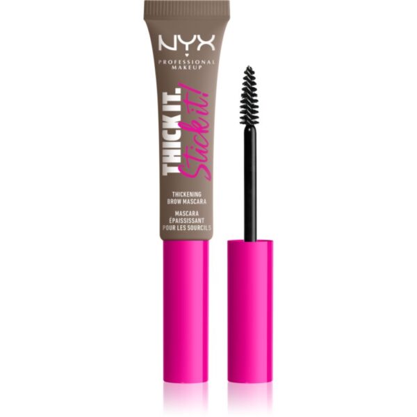 NYX Professional Makeup Thick it Stick It Brow Mascara mascara pentru sprâncene culoare 01 Taupe 7 ml-Țena
