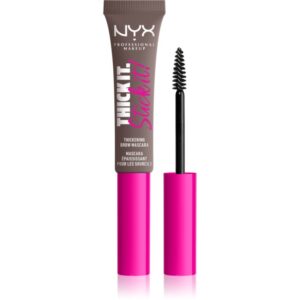 NYX Professional Makeup Thick it Stick It Brow Mascara mascara pentru sprâncene culoare 05 Ash Brown 7 ml-Țena
