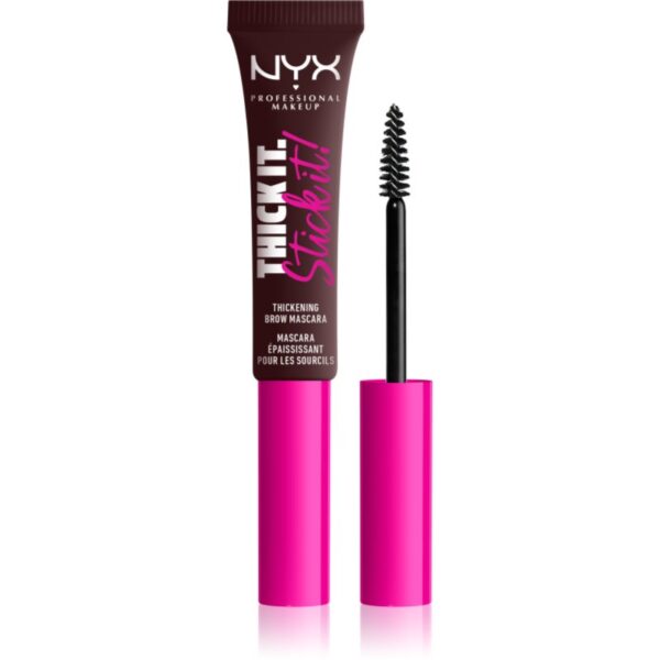 NYX Professional Makeup Thick it Stick It Brow Mascara mascara pentru sprâncene culoare 07 Espresso 7 ml-ro