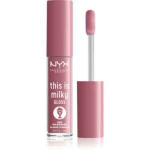 NYX Professional Makeup This is Milky Gloss Milkshakes lip gloss hidratant produs parfumat culoare 11 Ube Milkshake 4 ml-ro