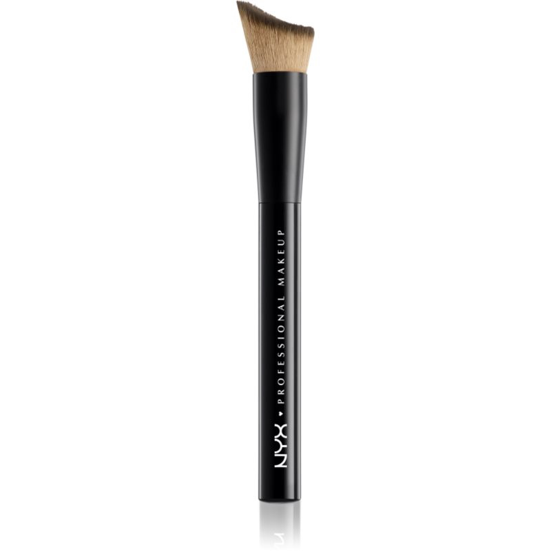 NYX Professional Makeup Total Control Foundation Brush pensula pentru machiaj 1 buc-ro