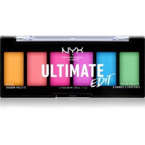 NYX Professional Makeup Ultimate Edit Petite Shadow paletă cu farduri de ochi culoare 02 Brights 6x1.2 g-Țena