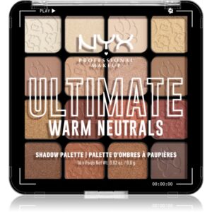NYX Professional Makeup Ultimate Shadow Palette fard ochi culoare Warm Neutrals 16x0