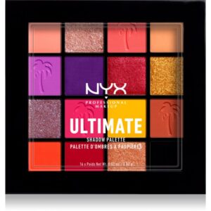 NYX Professional Makeup Ultimate Shadow Palette paletă cu farduri de ochi culoare 13 - Festival 16 x 0.83 g-Țena