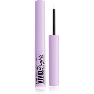 NYX Professional Makeup Vivid Brights eyeliner culoare 07 Lilac Link 2 ml-ro