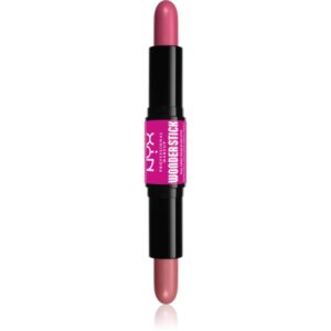 NYX Professional Makeup Wonder Stick Cream Blush baton pentru dublu contur culoare 01 Light Peach and Baby Pink 2x4 g-ro