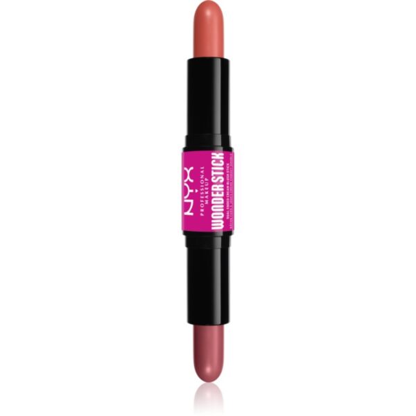 NYX Professional Makeup Wonder Stick Cream Blush baton pentru dublu contur culoare 02 Honey Orange N Rose 2x4 g-ro