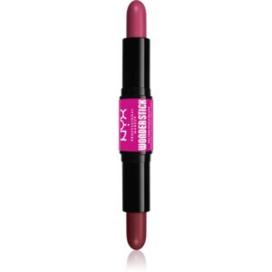 NYX Professional Makeup Wonder Stick Cream Blush baton pentru dublu contur culoare 04 Deep Magenta N Ginger 2x4 g-Țena