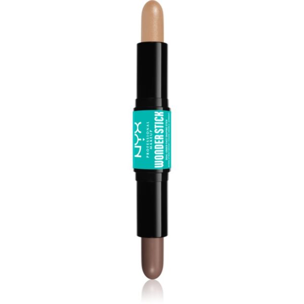 NYX Professional Makeup Wonder Stick Dual Face Lift baton pentru dublu contur culoare 01 Fair 2x4 g-ro