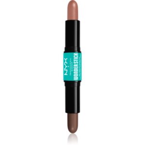 NYX Professional Makeup Wonder Stick Dual Face Lift baton pentru dublu contur culoare 03 Light Medium 2x4 g-ro