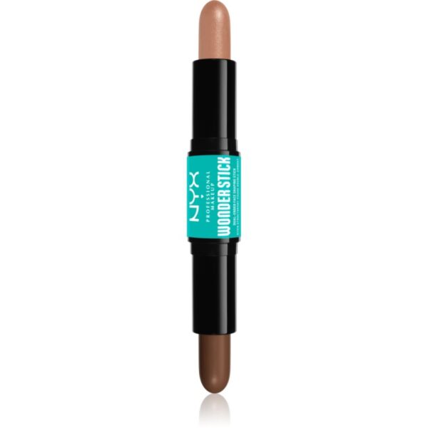 NYX Professional Makeup Wonder Stick Dual Face Lift baton pentru dublu contur culoare 04 Medium 2x4 g-ro