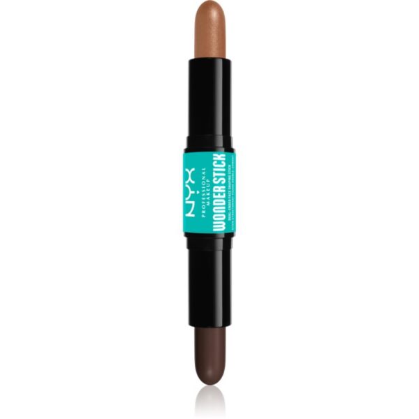 NYX Professional Makeup Wonder Stick Dual Face Lift baton pentru dublu contur culoare 07 Deep 2x4 g-ro