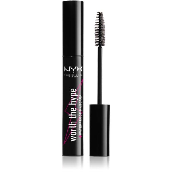 NYX Professional Makeup Worth The Hype mascara waterproof culoare 01 Black 7 ml-ro