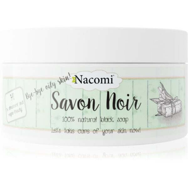 Nacomi Bye-Bye oily skin! săpun negru pentru fata si corp 120 g-ro