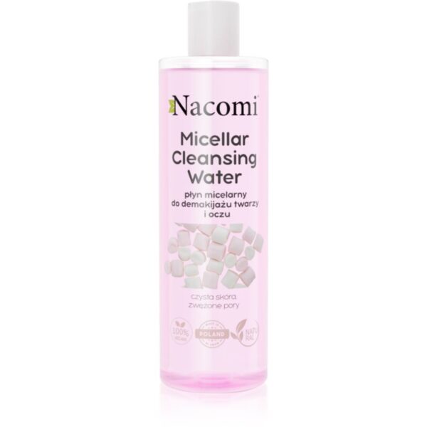 Nacomi Micellar Cleansing Water apa cu particule micele hidrateaza pielea si inchide porii 400 ml-Țena