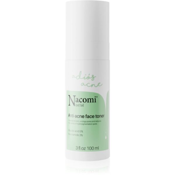 Nacomi Next Level Adiós Acne tonic pentru curatare impotriva acneei 100 ml-Țena