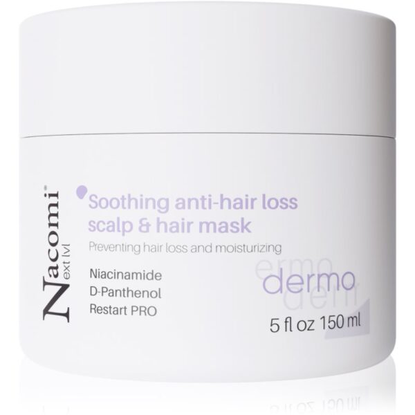 Nacomi Next Level Dermo masca -efect calmant pentru par si scalp 150 ml-ro