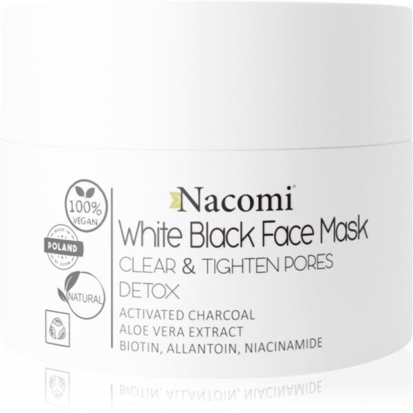Nacomi White & Black masca de fata pentru curatare 50 ml-ro