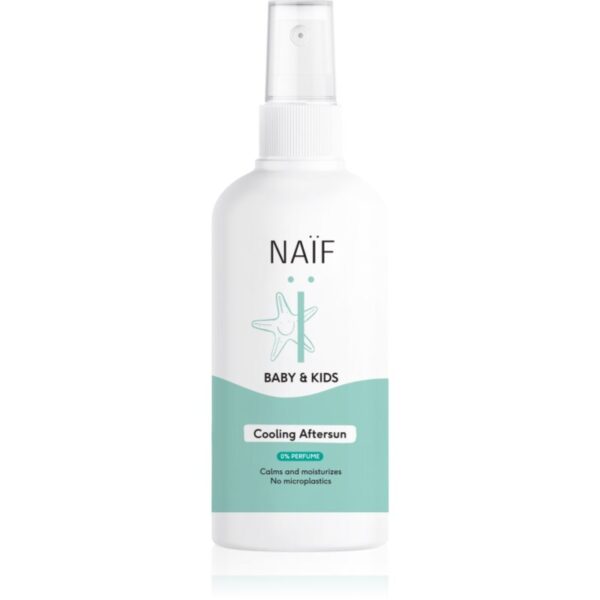 Naif Baby & Kids Cooling Aftersun spray pentru dupa bronzat pentru bebeluși și copii mici fără parfum 175 ml-Țena