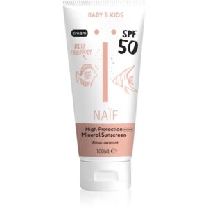 Naif Baby & Kids Sun Cream SPF 50 crema pentru protectie solara pentru bebeluși și copii mici SPF 50 100 ml-Țena