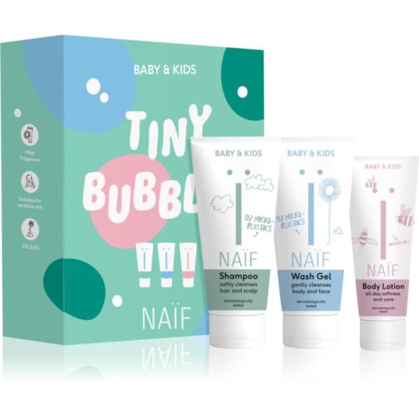 Naif Baby & Kids Tiny Bubbles set cadou pentru nou-nascuti si copii-ro