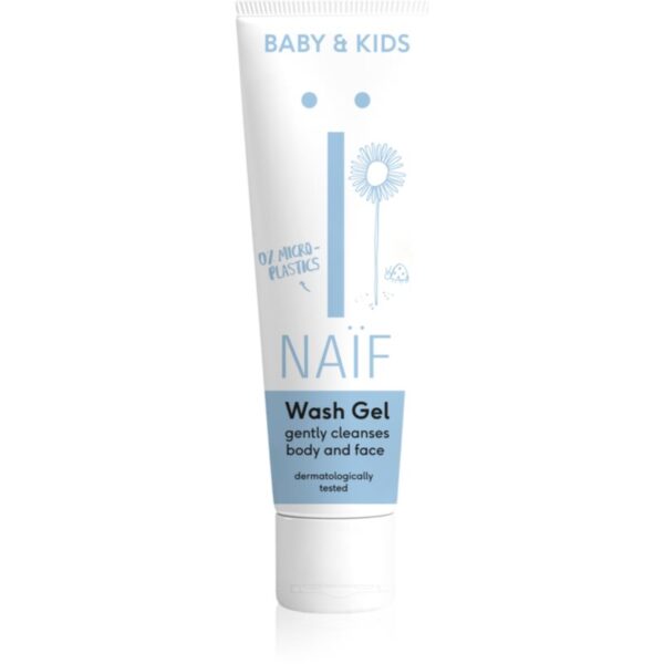 Naif Baby & Kids Wash Gel gel pentru spălarea și curățarea copiilor și a bebelușilor corp si fata 30 ml-Țena