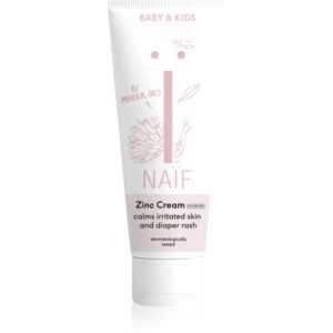Naif Baby & Kids Zinc Cream crema protectoare pentru nou-nascuti si copii fără parfum 75 ml-Țena