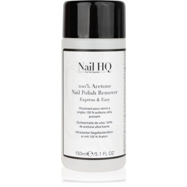 Nail HQ 100% Acetone dizolvant pentru oja 150 ml-Țena
