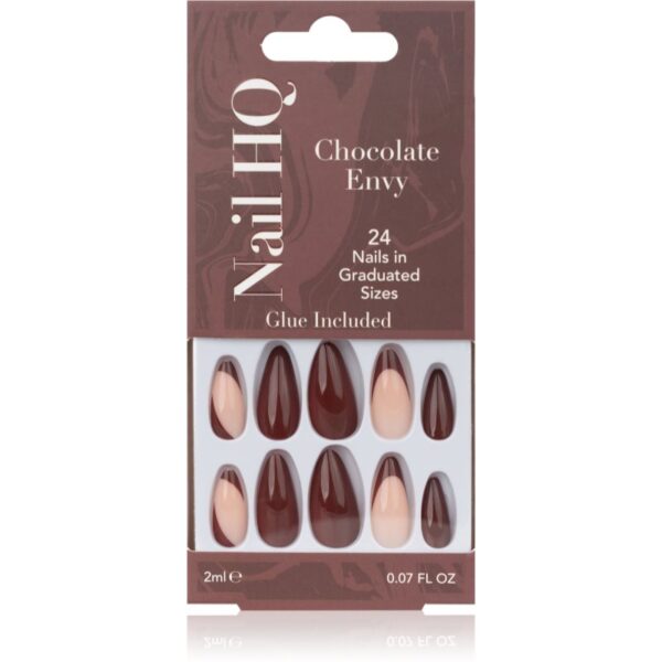 Nail HQ Almond unghii artificiale Chocolate Envy 24 buc-Țena