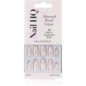 Nail HQ Almond unghii artificiale Pearl Glaze 24 buc-ro