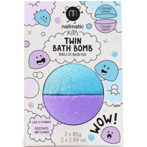 Nailmatic Kids bombă de baie Blue + Violet 2x85 g-ro