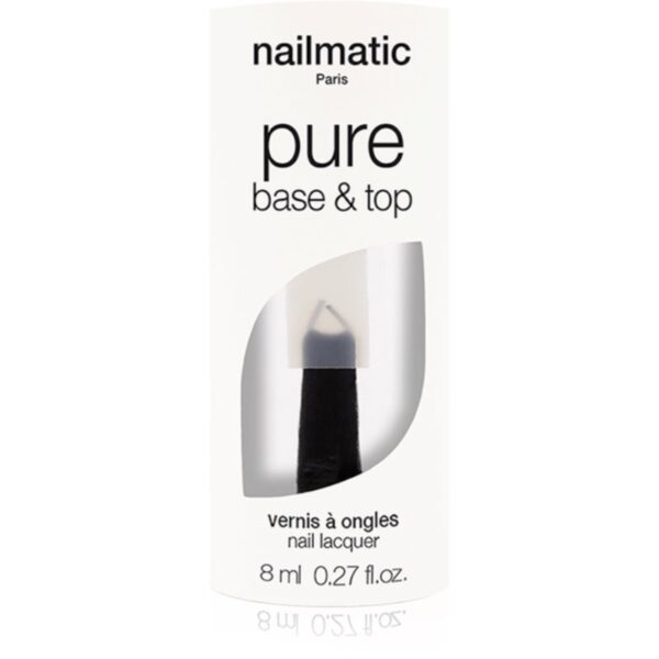 Nailmatic Pure Color lac de unghii Base & Top 2 in 1 8 ml-Țena