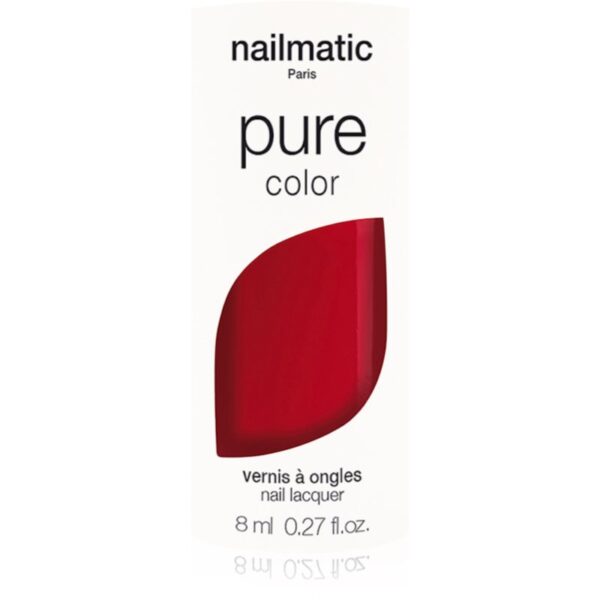 Nailmatic Pure Color lac de unghii DITA- Rouge Profond / Deep Red 8 ml-Țena