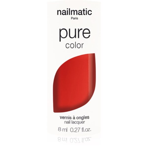 Nailmatic Pure Color lac de unghii ELLA- Rouge Corail / Coral Red 8 ml-Țena