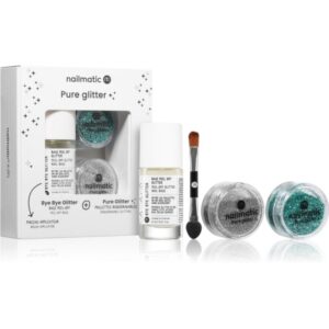 Nailmatic Pure Glitter set cu particule stralucitoare 3 buc-Țena