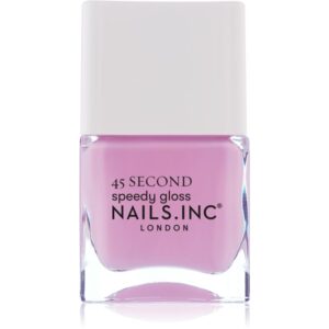 Nails Inc. 45 Second Speedy Gloss lac de unghii cu uscare rapida culoare Ready for Richmond 14 ml-ro