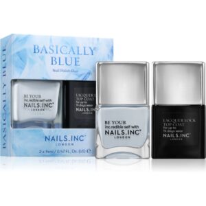 Nails Inc. Basically Blue set de lacuri de unghii-ro