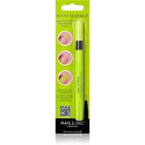 Nails Inc. Mani Marker Lac de unghii decorative in baton aplicator culoare Electric Green Neon 3 ml-ro