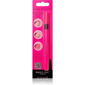 Nails Inc. Mani Marker Lac de unghii decorative in baton aplicator culoare Flamingo Pink Neon 3 ml-ro
