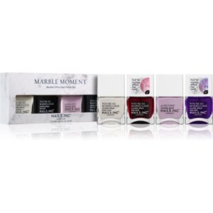 Nails Inc. Marble Moment set de lacuri de unghii-Țena