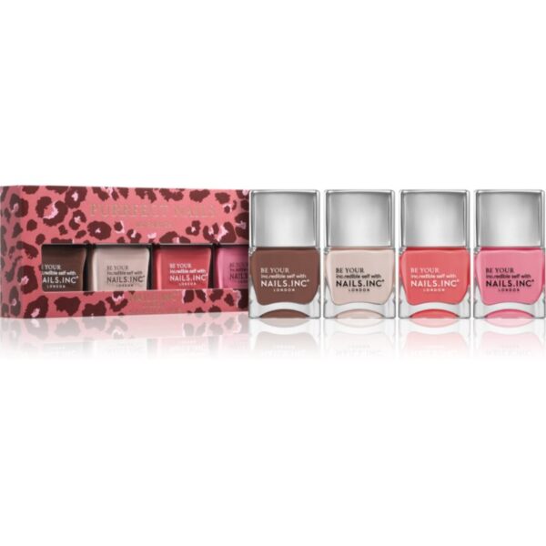 Nails Inc. Purrfect Nails set de lacuri de unghii-ro