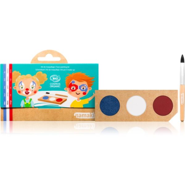 Namaki Color Face Painting Kit Clown & Harlequin set pentru copii 1 buc-Țena