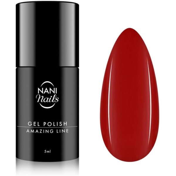 NaniNails Amazing Line lac de unghii sub forma de gel culoare Sexy Red 5 ml-Țena