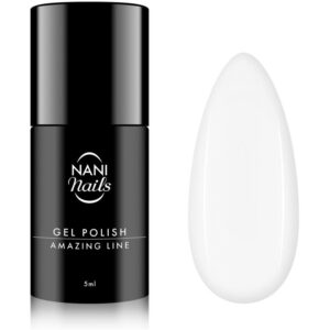 NaniNails Amazing Line lac de unghii sub forma de gel culoare Snow White 5 ml-Țena
