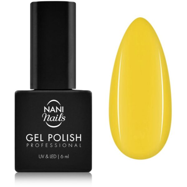 NaniNails NANI Professional lac de unghii sub forma de gel culoare Bitter Yellow 6 ml-ro