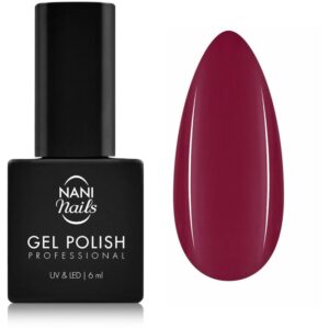 NaniNails NANI Professional lac de unghii sub forma de gel culoare Wine Drop 6 ml-ro