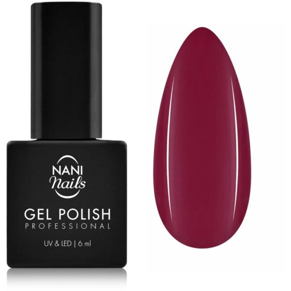 NaniNails NANI Professional lac de unghii sub forma de gel culoare Wine Drop 6 ml-ro